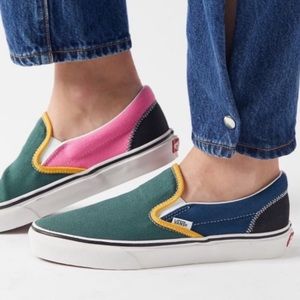 NWT Vans Multicolor Slip-On Sneakers